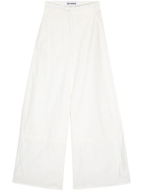 Sunnei high-waist drop-crotch trousers