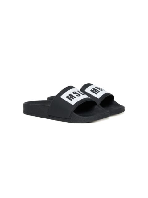 MSGM Kids logo-print slides