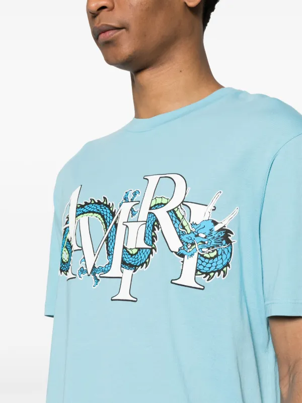 AMIRI logo-print Cotton T-shirt - Farfetch