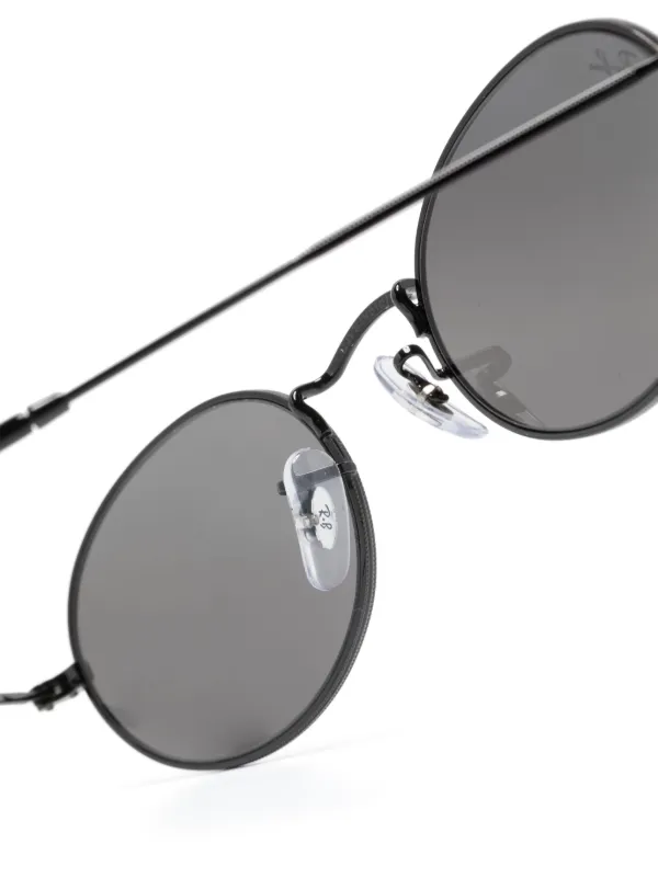 Ray-Ban オーバルサングラス Ray-Ban オーバルフレーム サングラス | ブラック | FARFETCH JP