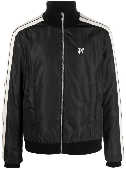 Palm Angels chamarra bomber con monograma bordado