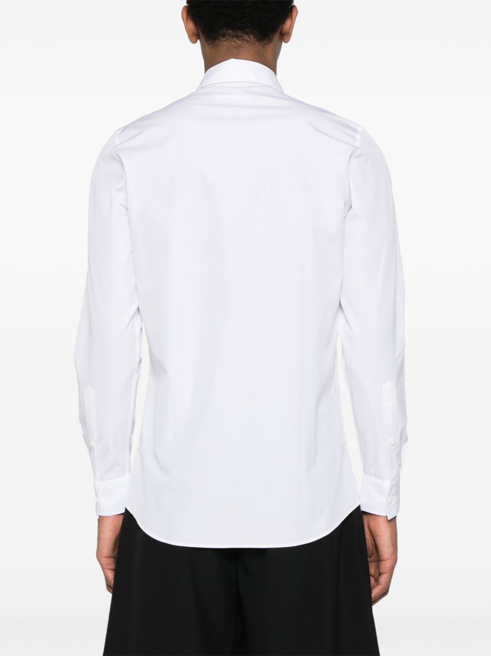 Moschino Overhemd met geborduurd logo Wit