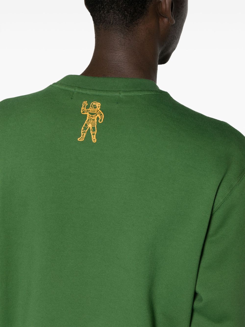 Shop Billionaire Boys Club Campfire Cotton Sweatshirt In Green