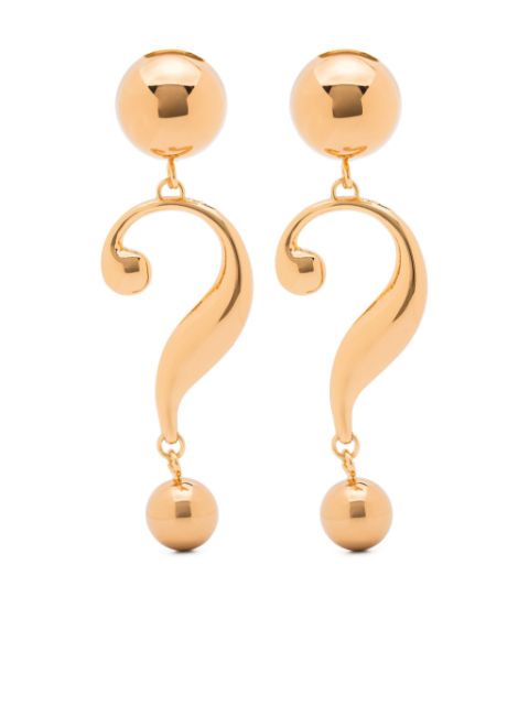 Moschino boucles d'oreilles clip à logo