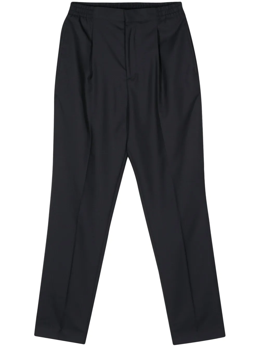 tapered cotton trousers