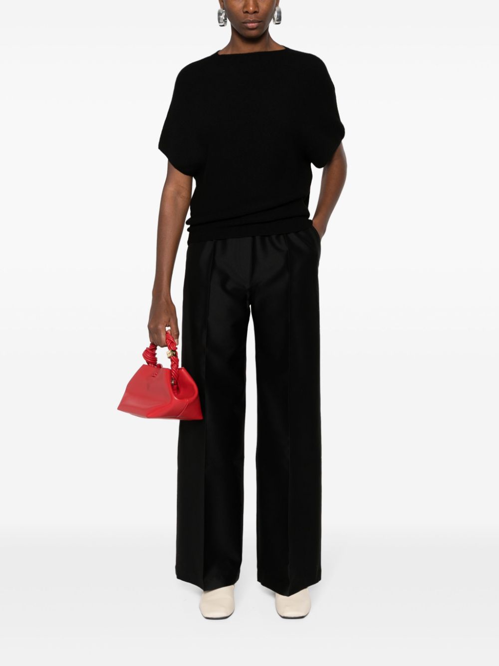 Shop Christian Wijnants Picaia Wide-leg Trousers In Black