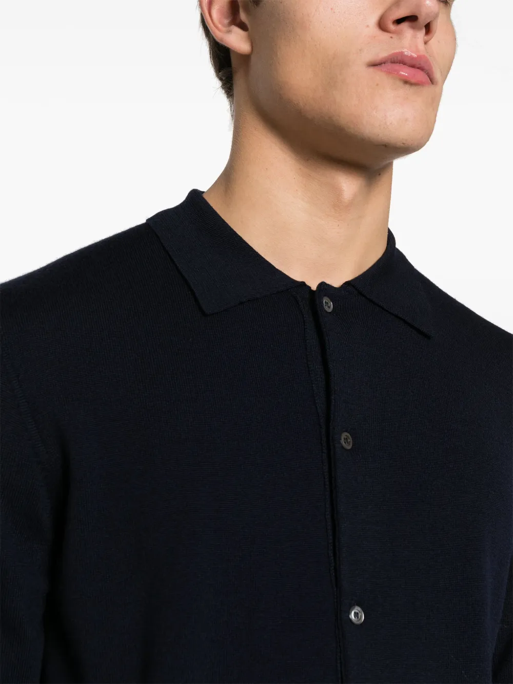 Officine Generale Wollen vest Blauw
