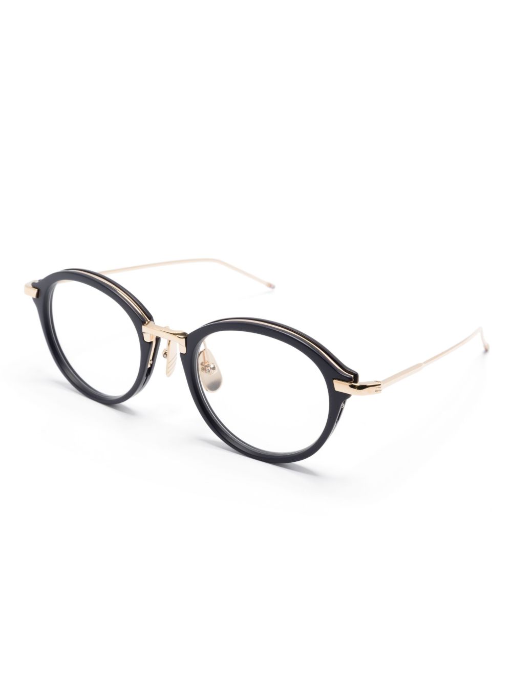 Thom Browne Eyewear Bril met rond montuur - Blauw