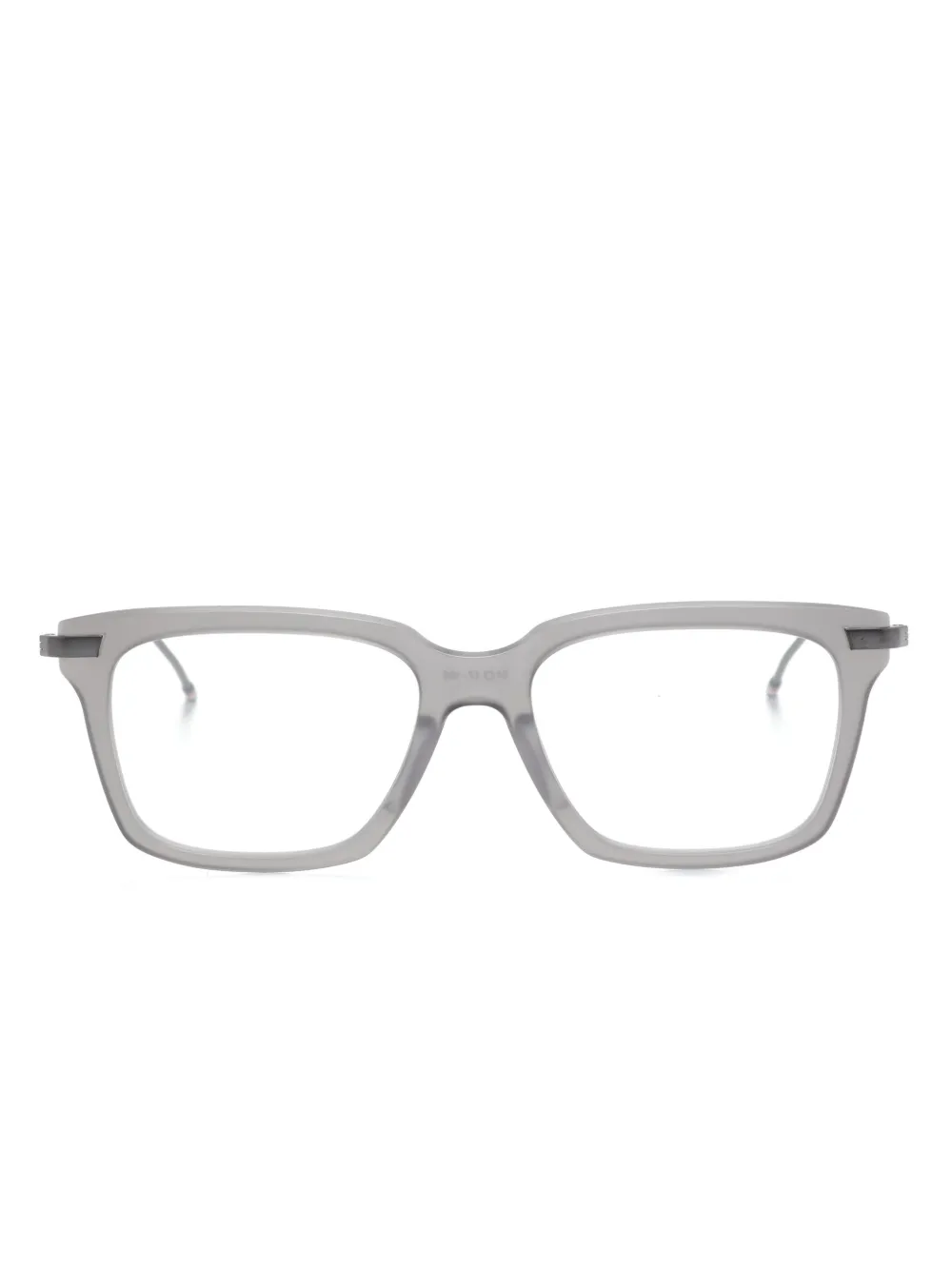 Thom Browne Eyewear UEO701A square-frame glasses | Grey | Image 1