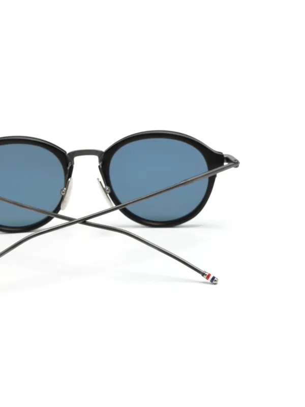 Thom Browne Eyewear ラウンドフレーム サングラス | ブラック