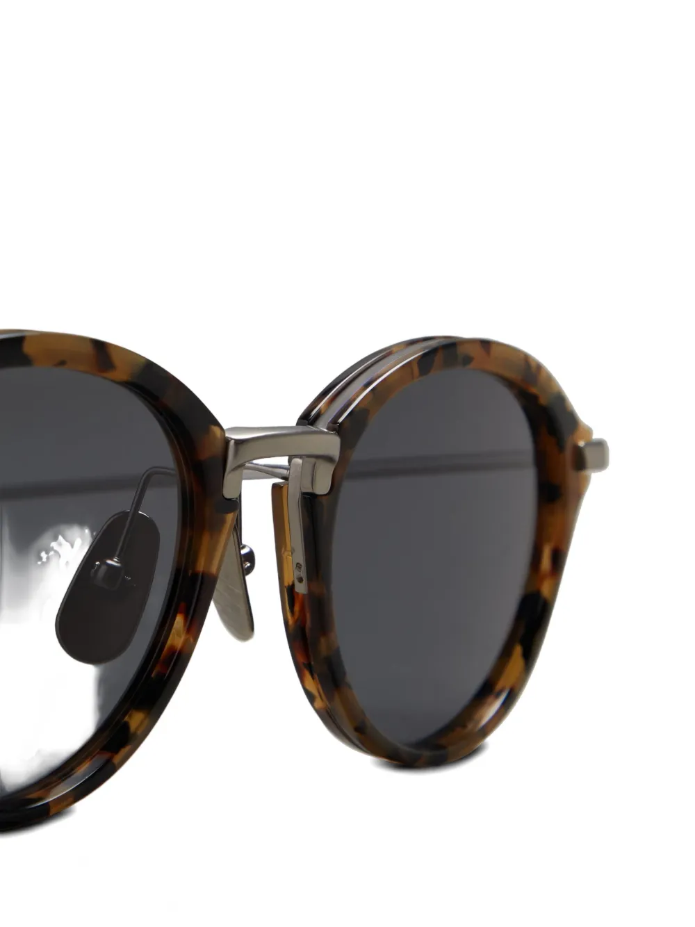 Thom Browne Tortoiseshell Round Sunglasses In Brown