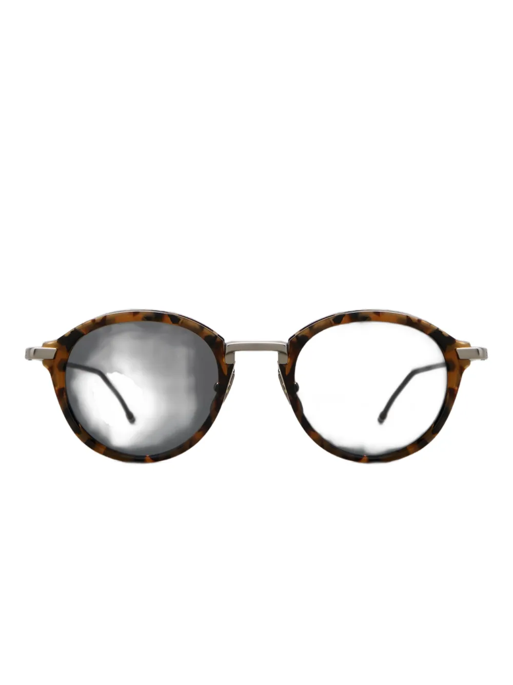 Thom Browne Tortoiseshell Round Sunglasses In Brown