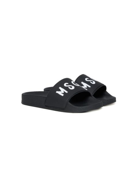 MSGM Kids logo-print slides