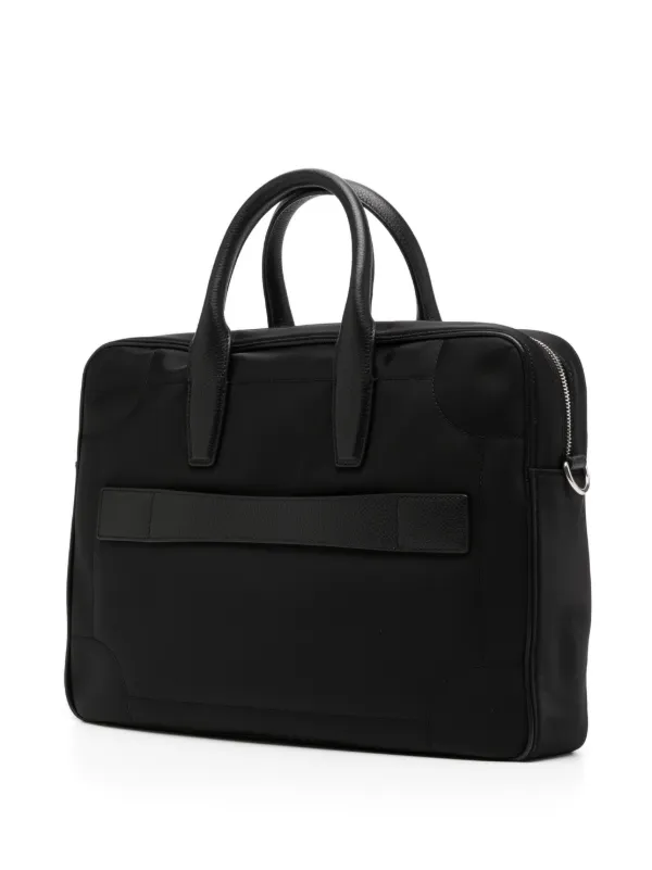 Mulberry logo-stamp Nylon Briefcase - Farfetch