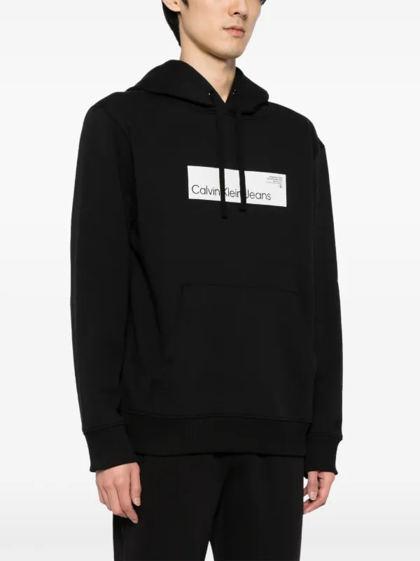 Calvin klein all over print hoodie outlet