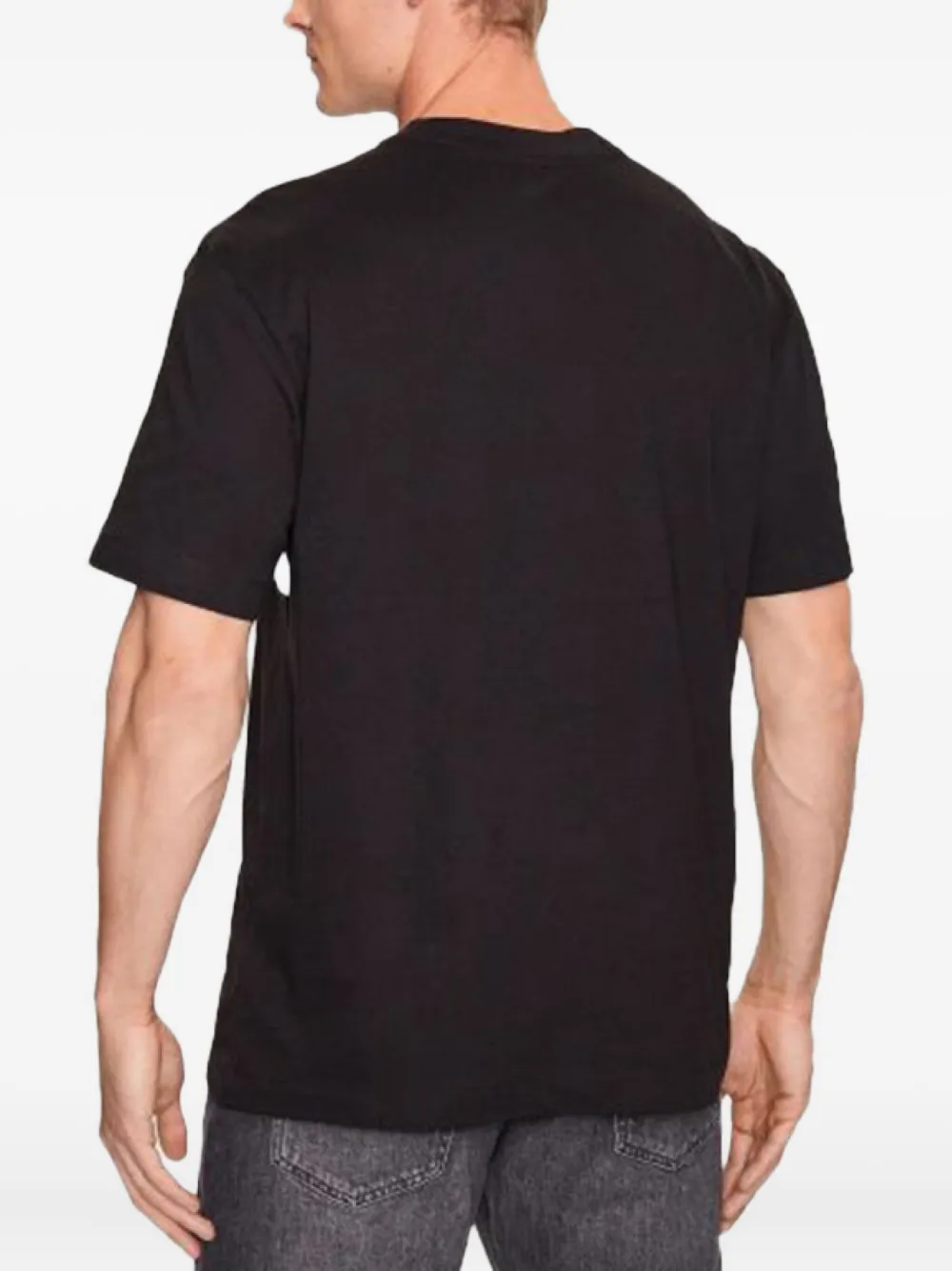 Calvin Klein T-shirt met ronde hals Zwart