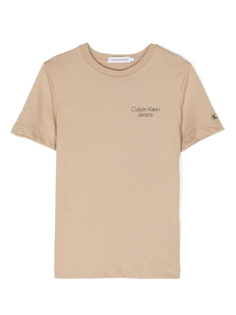 Calvin Klein Kids logo-print cotton T-shirt