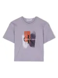 Calvin Klein Kids logo-print T-shirt - Purple