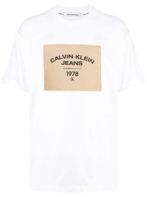 CALVIN KLEIN JEANS: T-shirt men - Brown  CALVIN KLEIN JEANS t-shirt  J30J323306 online at