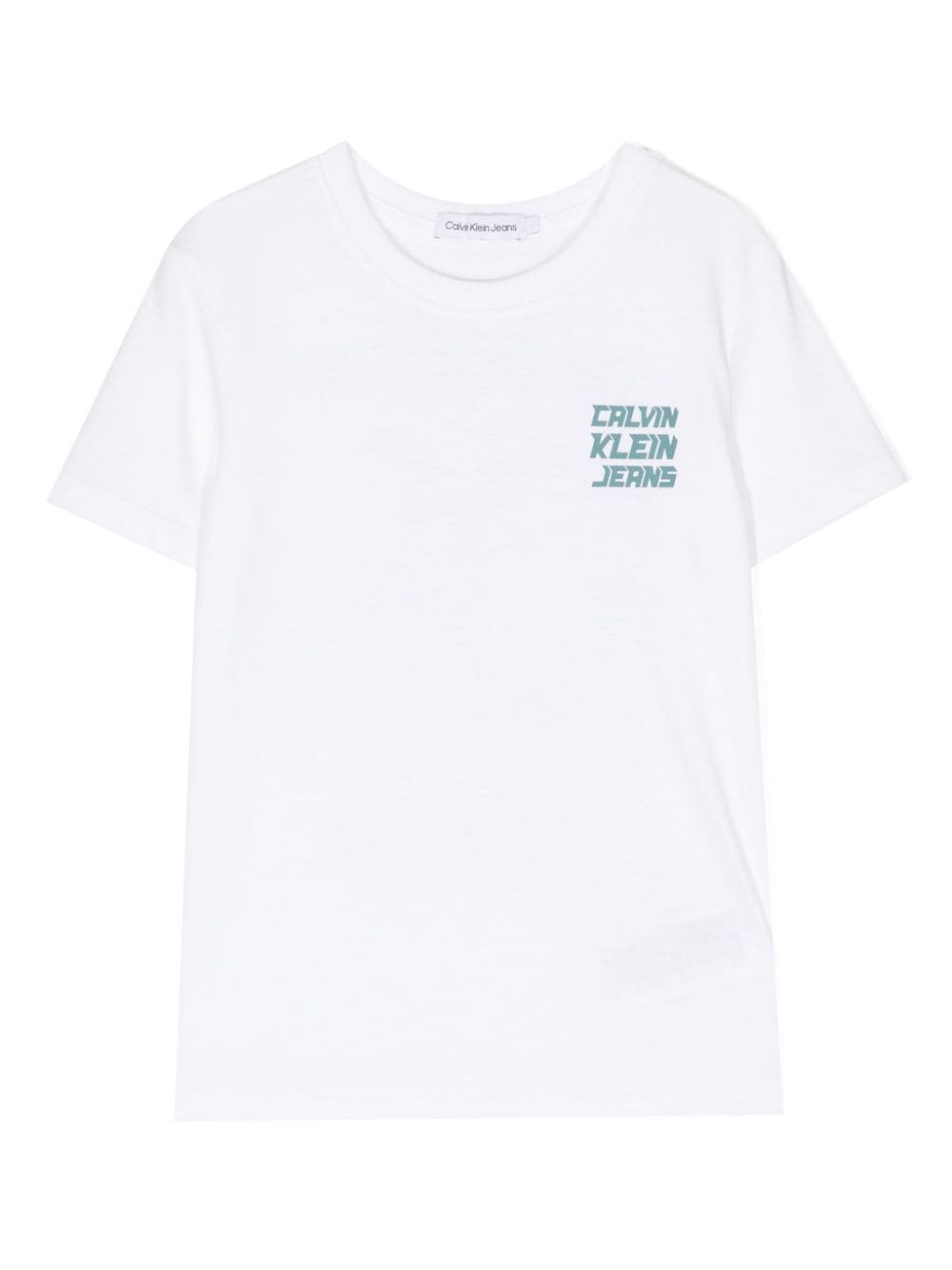 Calvin Klein T-shirt Mit Grafischem Print In Yaf Bright White