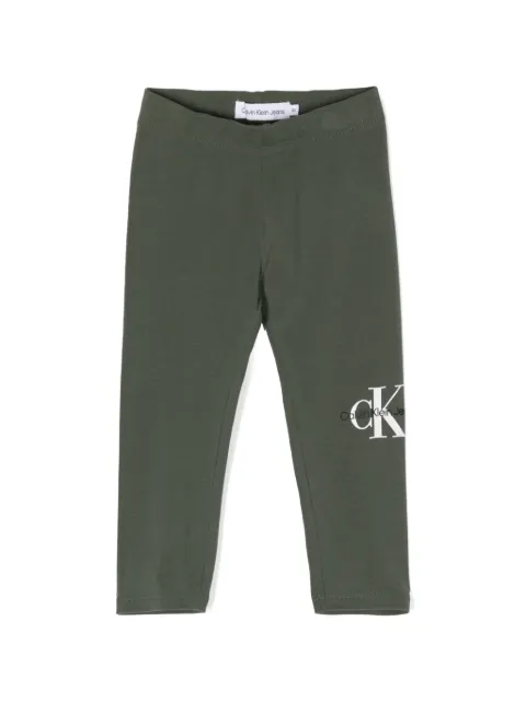 Calvin Klein Kids ليغينغ بطبعة مونوغرام