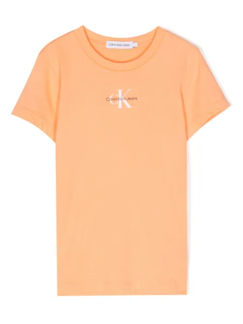 Calvin Klein Kids micro monogram-print T-shirt