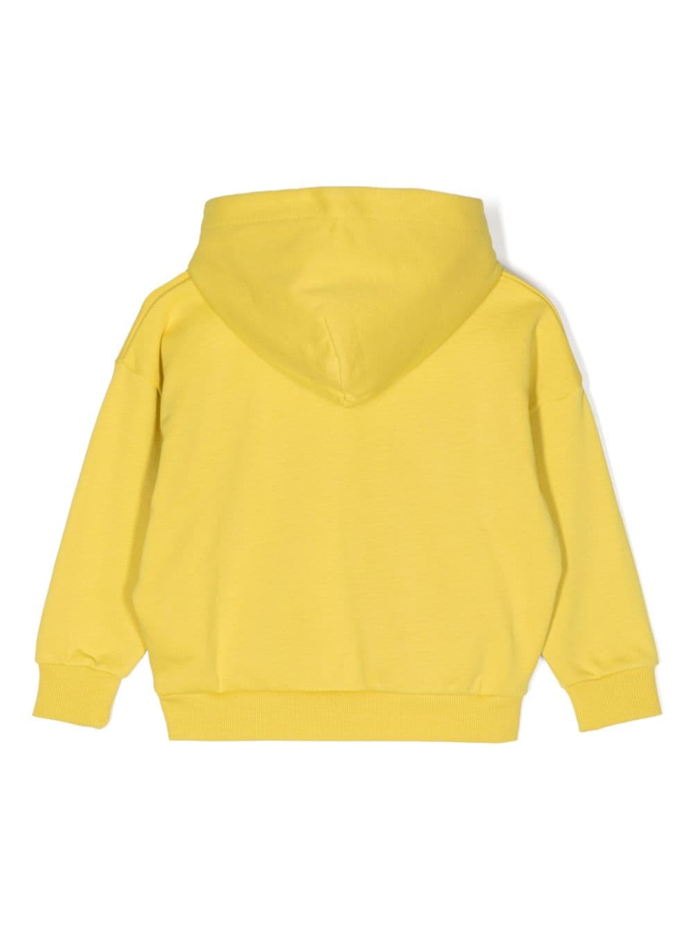 Calvin Klein Kids Katoenen hoodie met geborduurd logo - Geel
