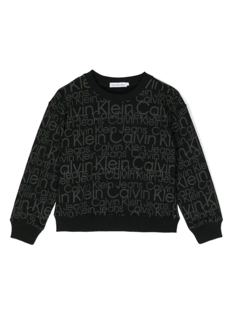 Calvin Klein Kids logo-print sweatshirt