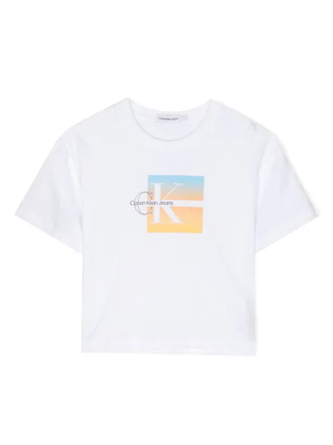 Calvin Klein Kids logo-print cotton T-shirt