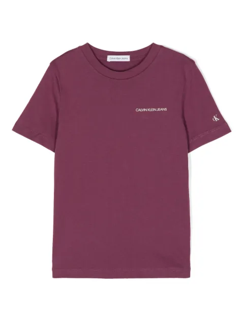 Calvin Klein Kids logo-print cotton T-shirt
