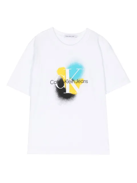 Calvin Klein Kids logo-print cotton T-shirt