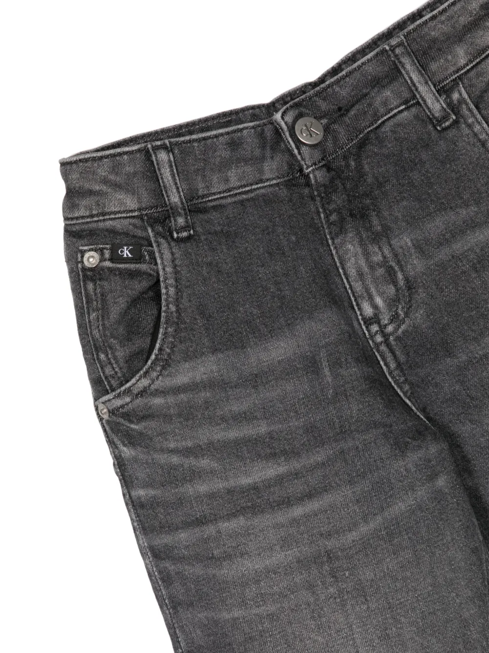 Calvin Klein Kids Straight jeans Zwart