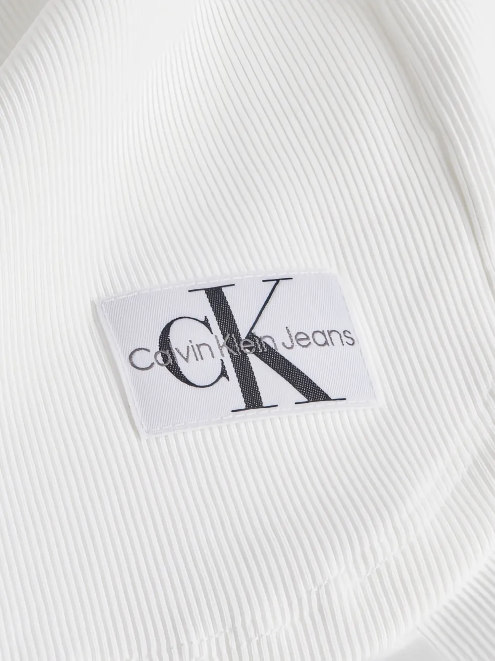 Calvin Klein Shorts met logopatch Wit