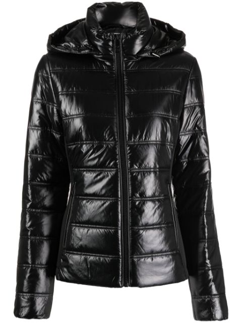 Calvin Klein glossy-finish quilted puffer jacket