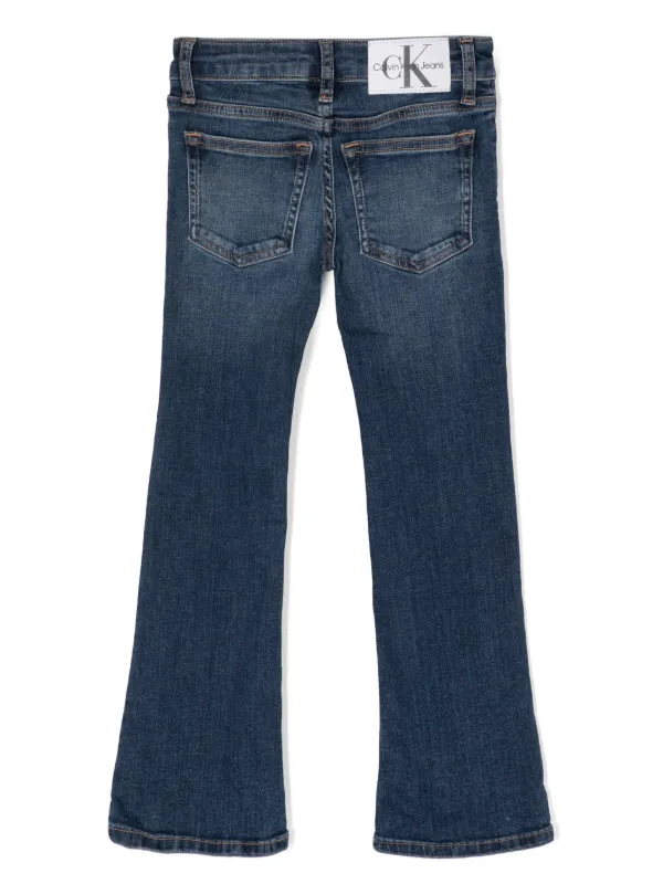 Calvin klein flared jeans on sale