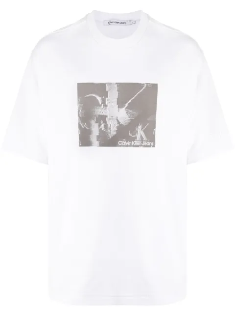 Calvin Klein logo-print short-sleeve T-shirt