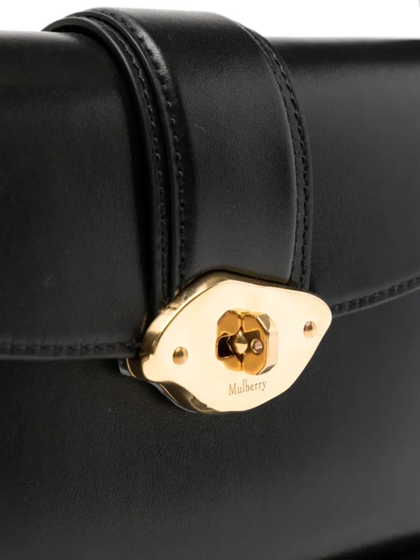 Mulberry Lana レザー ショルダーバッグ S | ブラック | FARFETCH JP