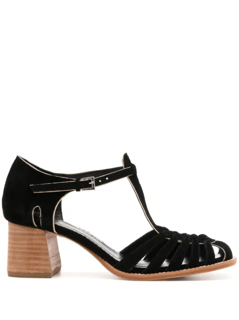 Sarah Chofakian Boheme 40mm caged pumps