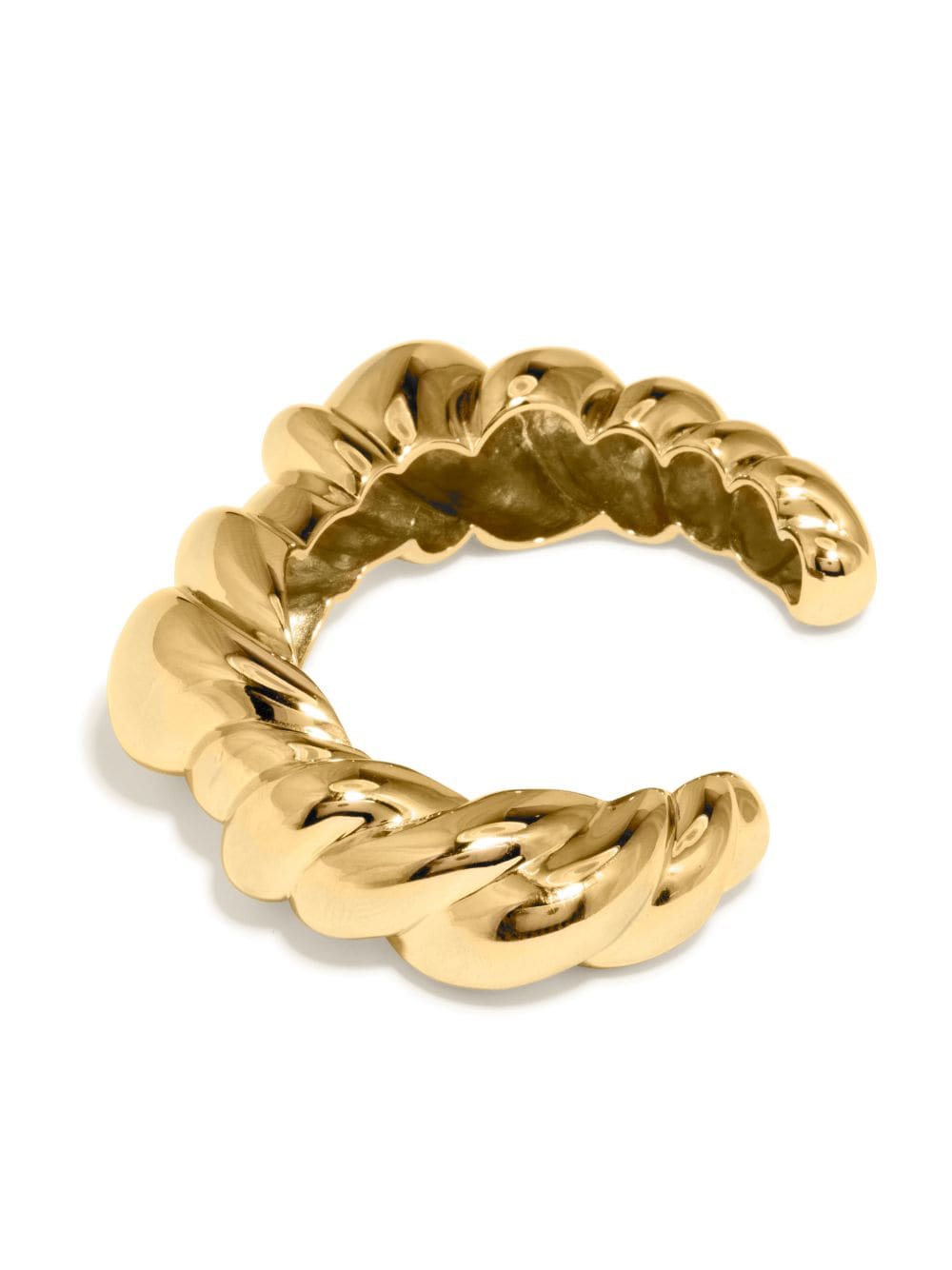 Shop Completedworks 18kt Gold Plated Meandering Cuff Bracelet