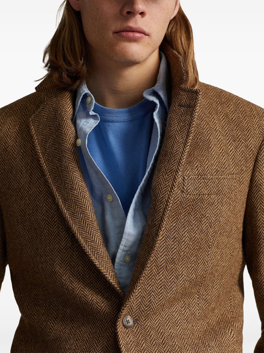 Polo Ralph Lauren RL67 herringbone wool blazer Men