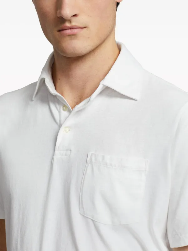 Polo Ralph Lauren chest-pocket short-sleeve Polo Shirt White FARFETCH PH