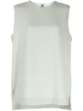 CK Calvin Klein twill sleeveless top - Green