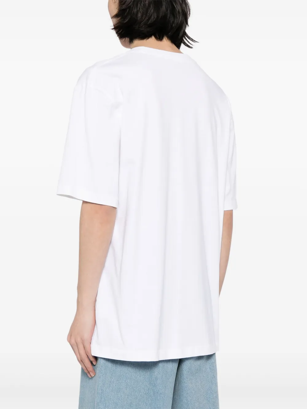 Calvin Klein Katoenen T-shirt met logoprint Wit