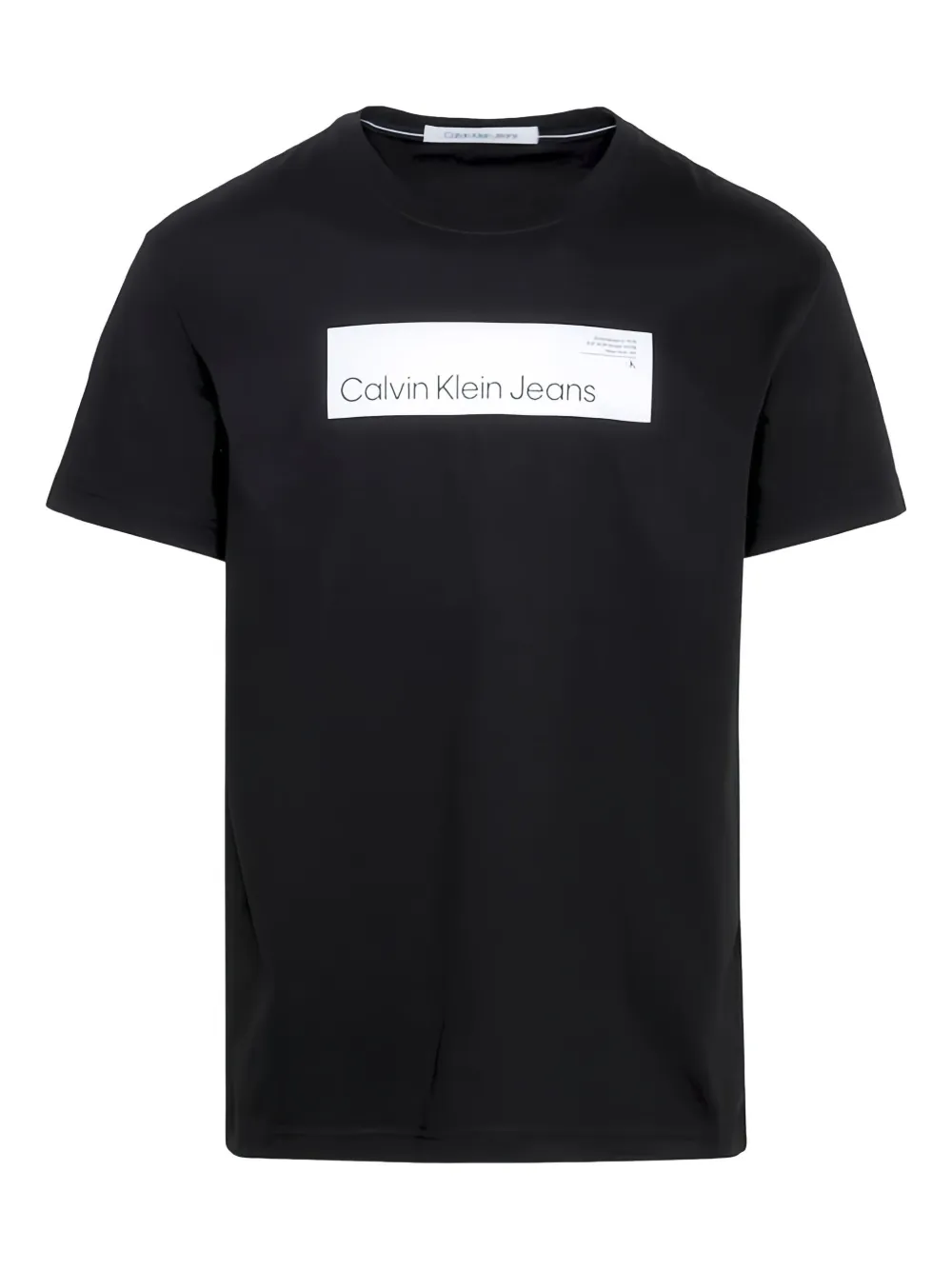 Calvin Klein Jeans playera Box Logo Hyper Real | negro | Image 1