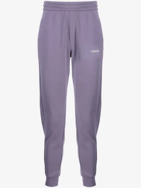Calvin Klein logo-print cotton-blend track pants