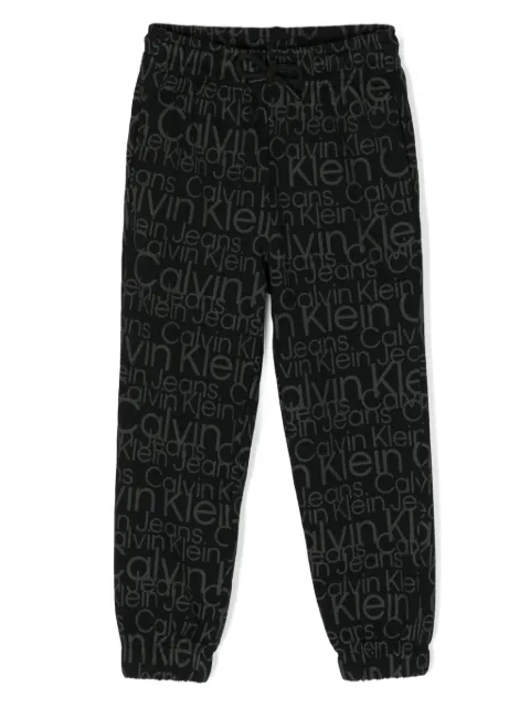 Calvin Klein Kids logo-print track pants