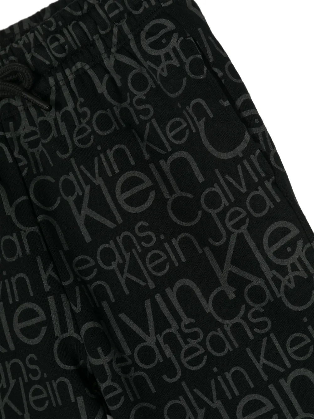 Calvin Klein Kids Trainingsbroek met logoprint Zwart