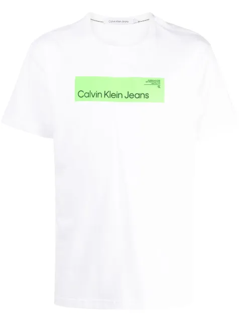 Calvin Klein logo-print cotton T-shirt