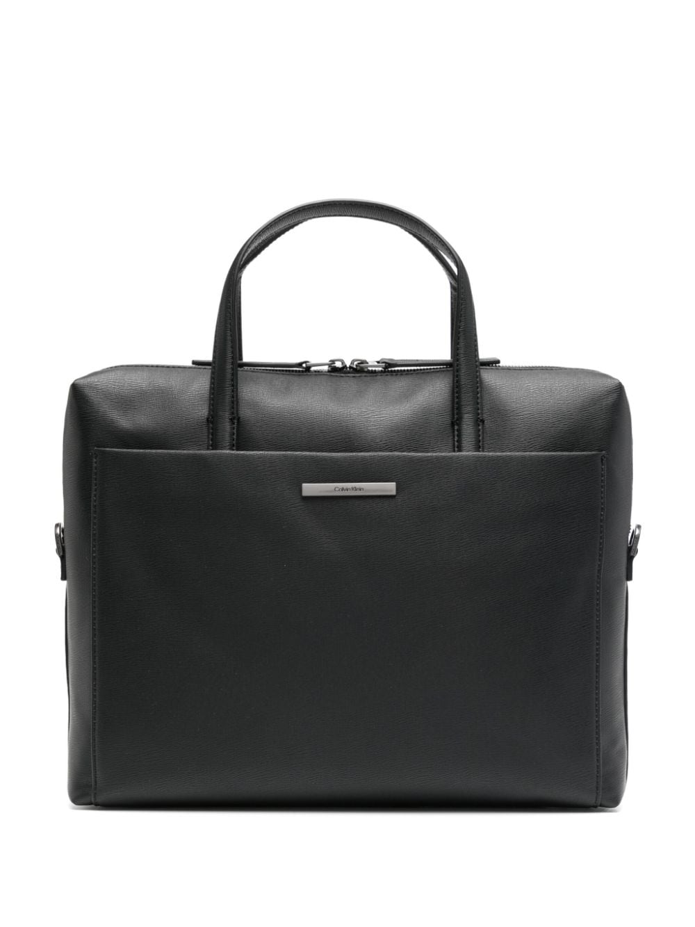 Calvin klein store leather briefcase