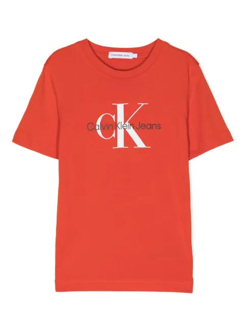 Calvin Klein Kids تيشيرت بطبعة شعار الماركة